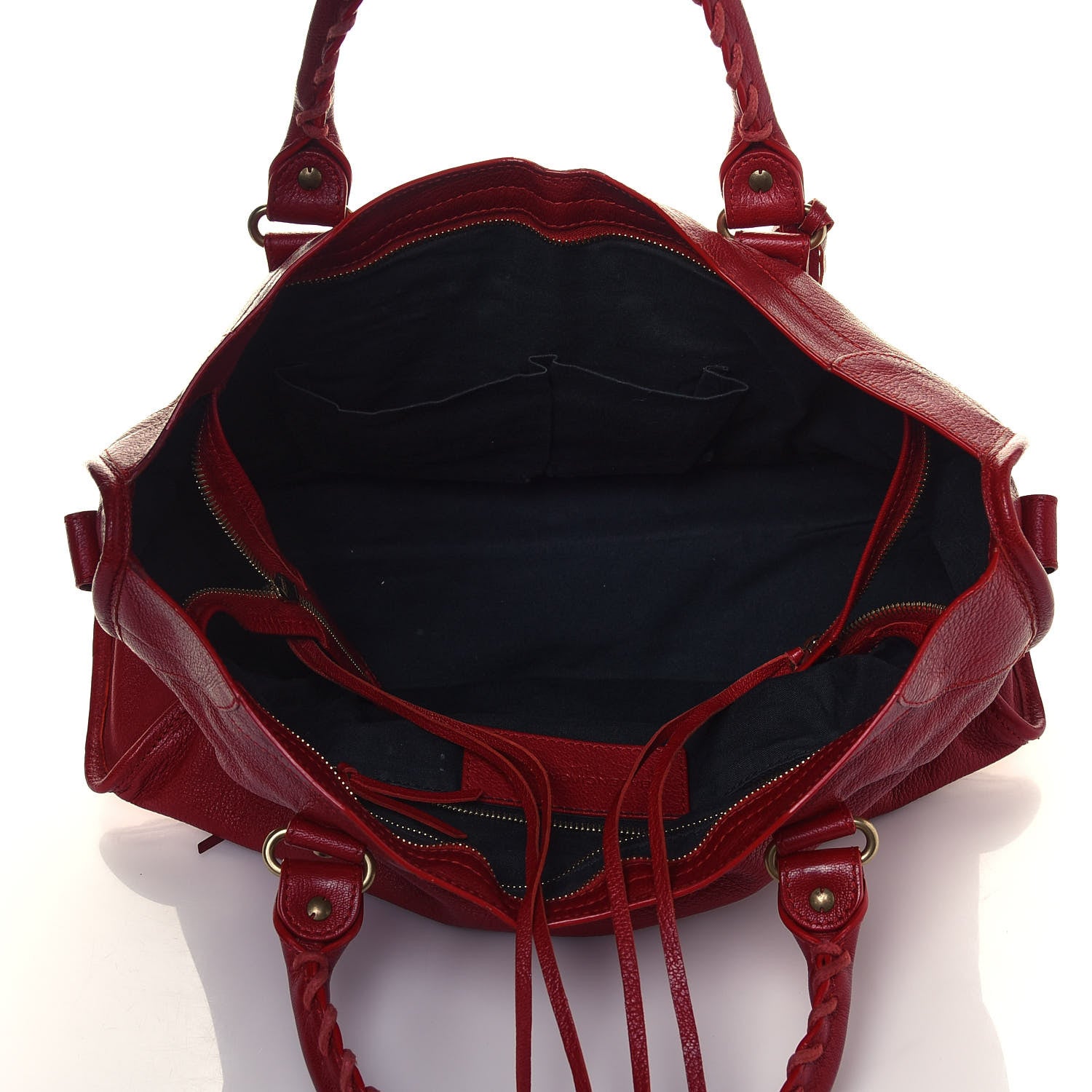 Balenciaga Sugar Goatskin Classic Gold Hardware City Rouge Rouge Coquelicot 5 of 16
