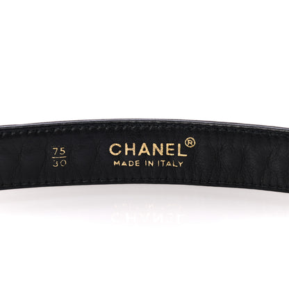 Chanel Lambskin Diamond Stitched Flap Waist Belt Bag 75 30 Black 7 of 18