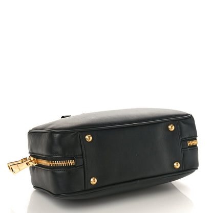 Miu Miu Calfskin Arcadie Top Handle Bag Black 7 of 9