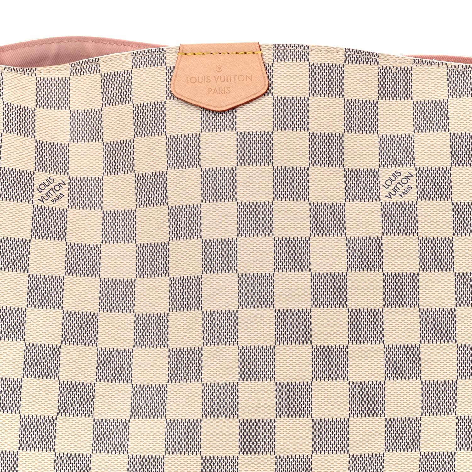 Louis Vuitton Damier Azur Graceful PM Rose Ballerine 7 of 9