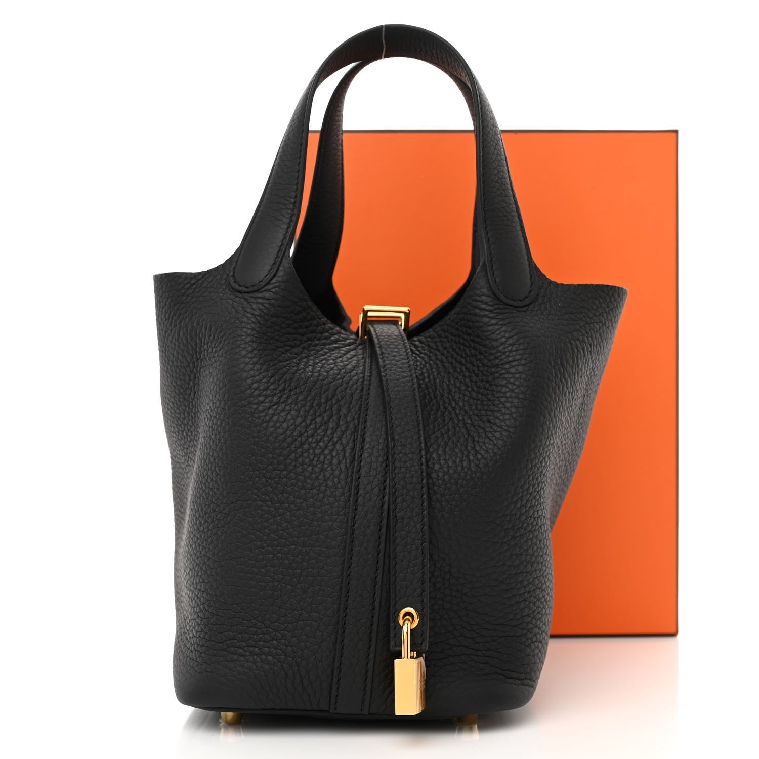 Hermes Taurillon Clemence Picotin Lock 18 PM Black 11 of 11