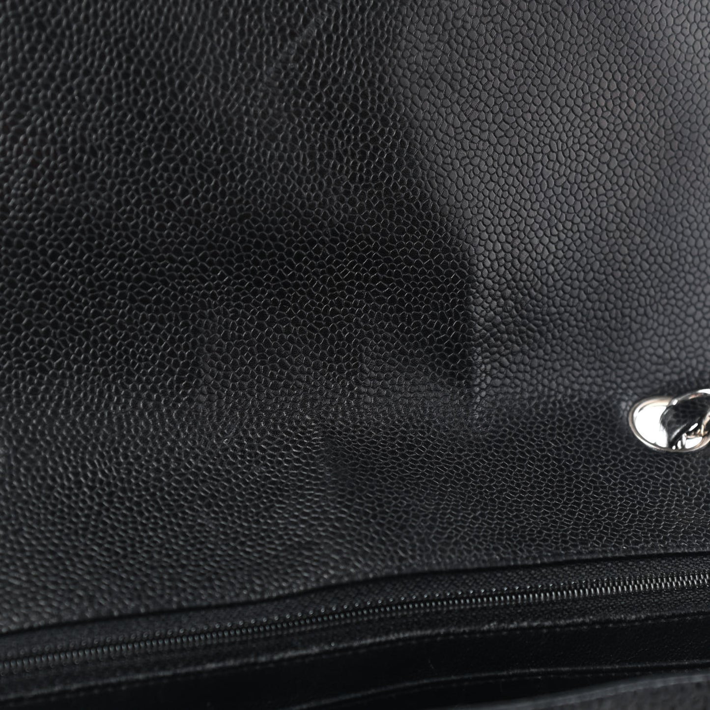 Caviar Quilted Jumbo Single Flap Black