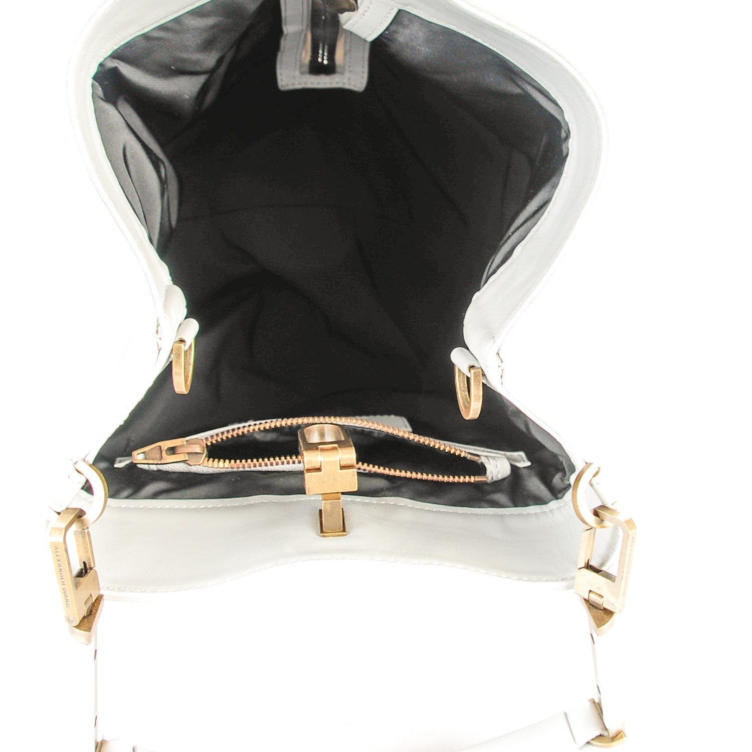 Alexander Wang Cowhide Mini Golf Bag Mercury 5 of 8