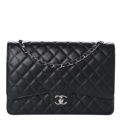 Chanel Caviar Quilted Maxi Double Flap Black 1 of 10