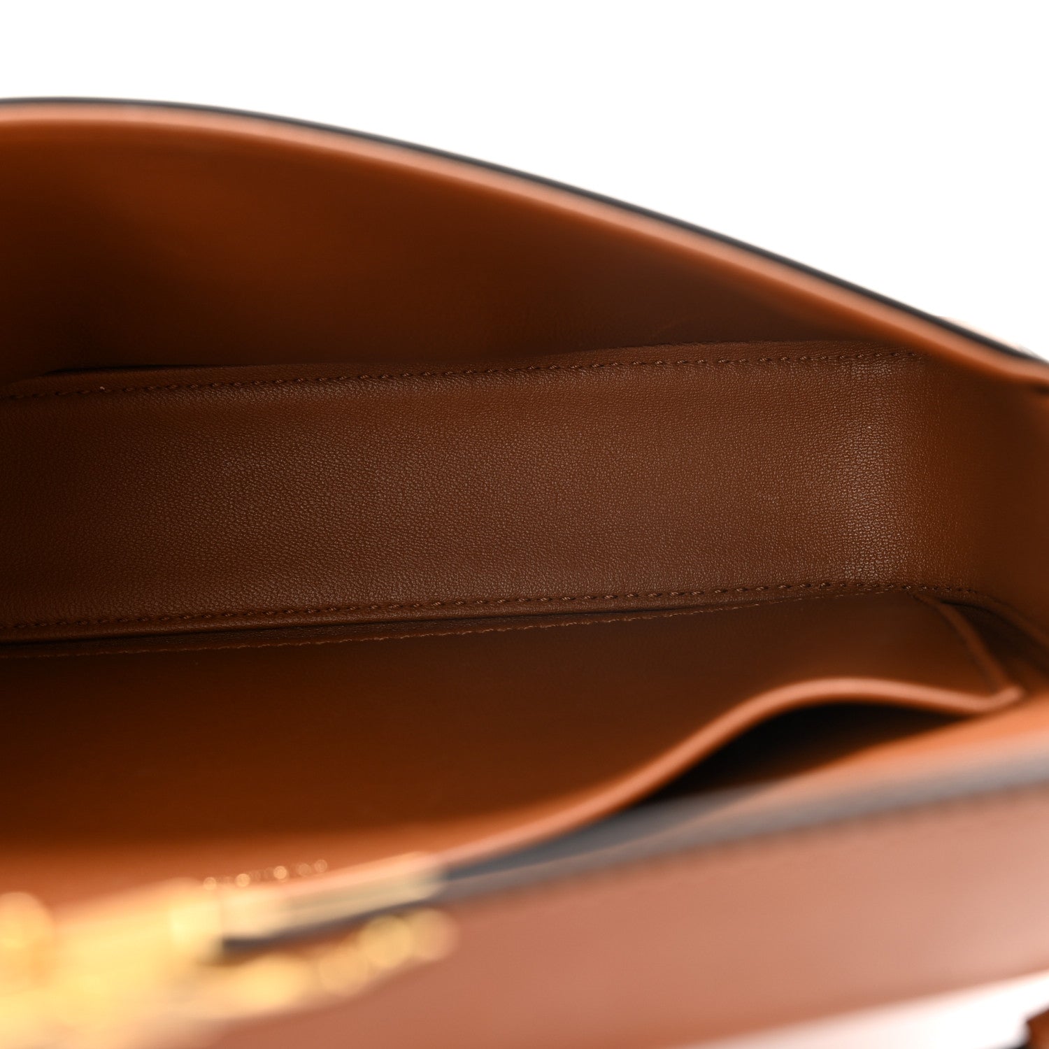 Celine Natural Calfskin Triomphe Shoulder Bag Tan 5 of 15