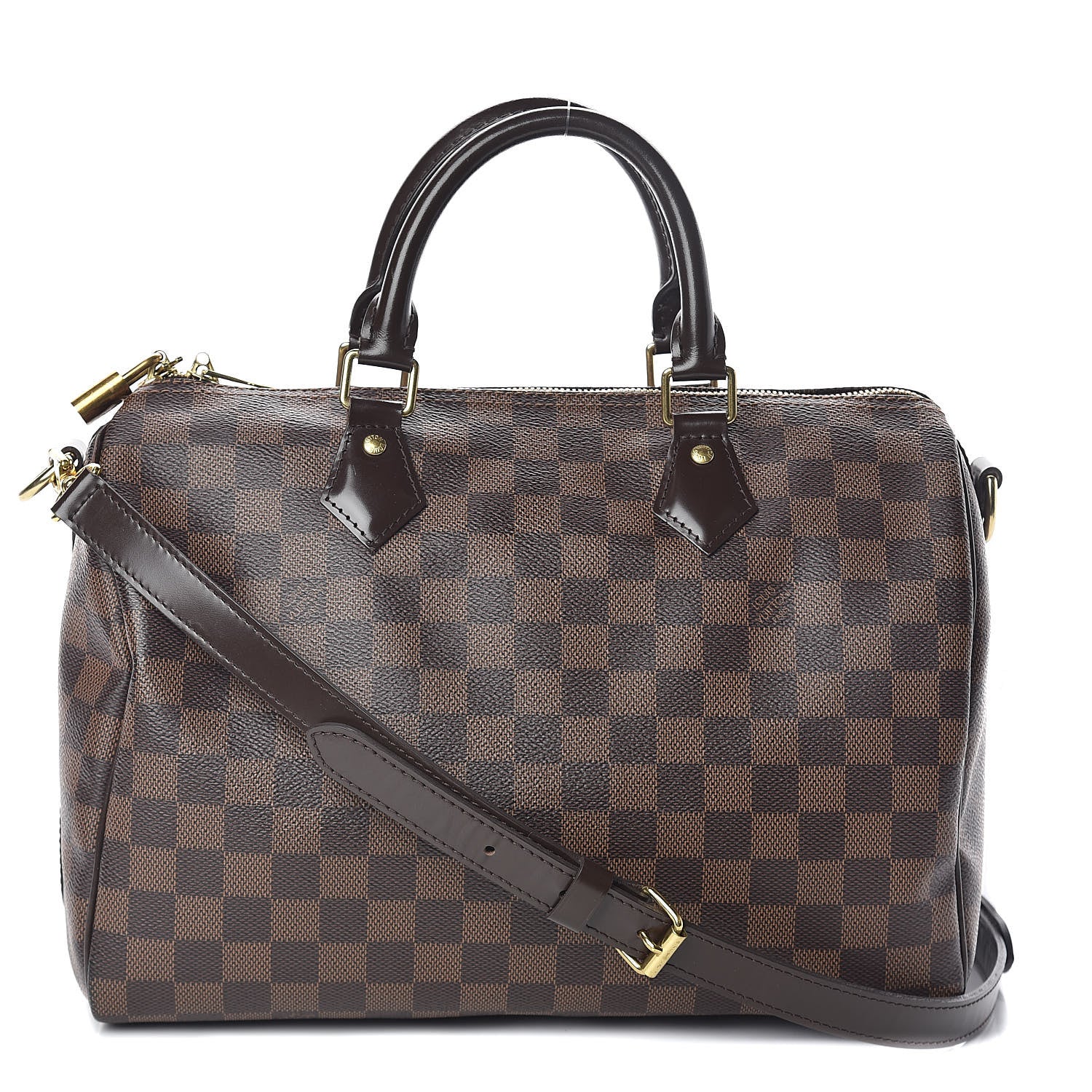 Louis Vuitton Damier Ebene Speedy Bandouliere 30 1 of 10