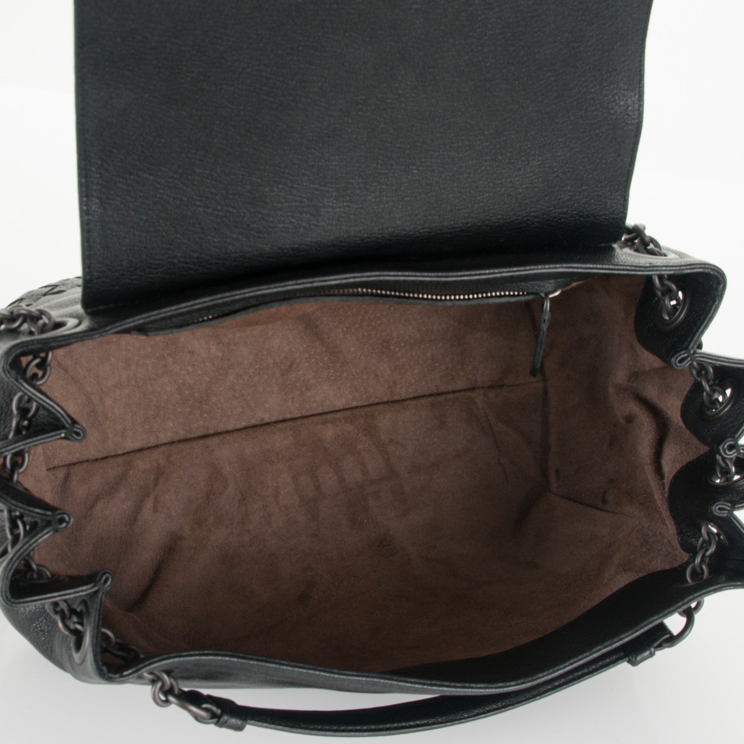 Bottega Veneta Madras Goatskin Intrecciato Small Shoulder Nero Black 5 of 6