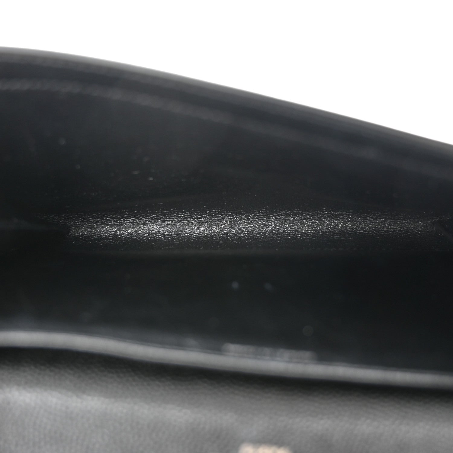 Saint Laurent Grain de Poudre Uptown Chain Wallet Black 6 of 12