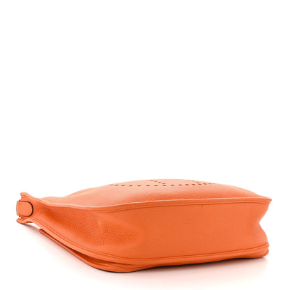 Hermes Taurillon Clemence Evelyne III GM Orange 4 of 15
