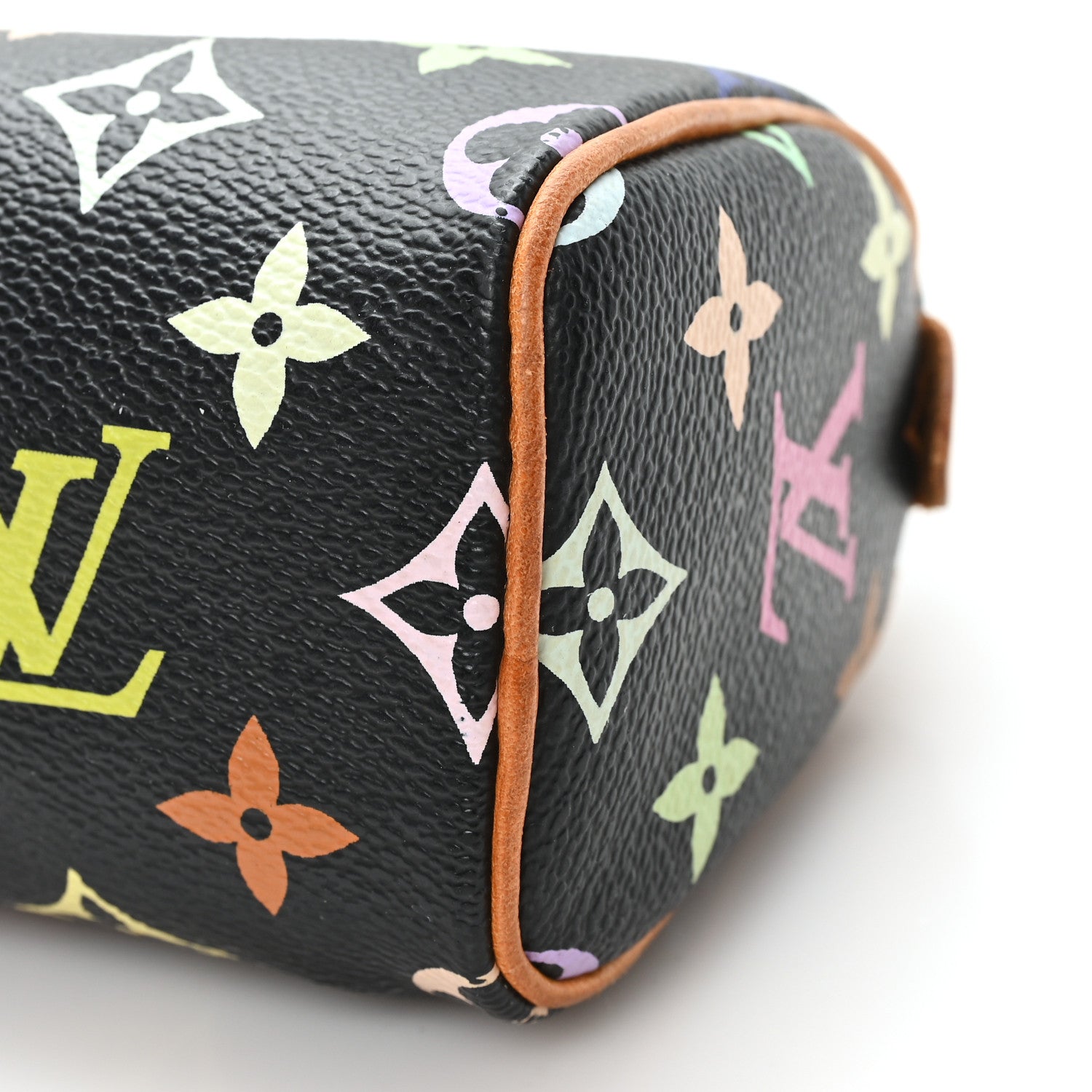Louis Vuitton Monogram Multicolor Mini Sac HL Speedy Black 9 of 10
