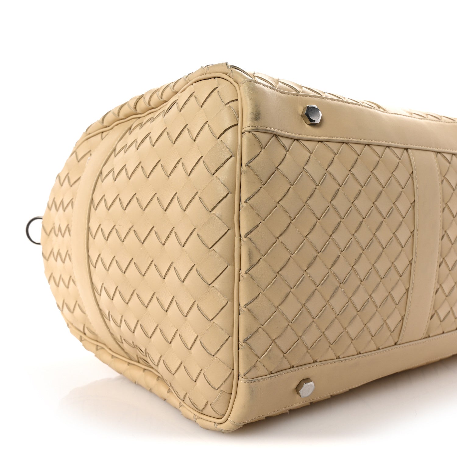 Bottega Veneta Nappa Intrecciato Large Duffel Porridge 7 of 8