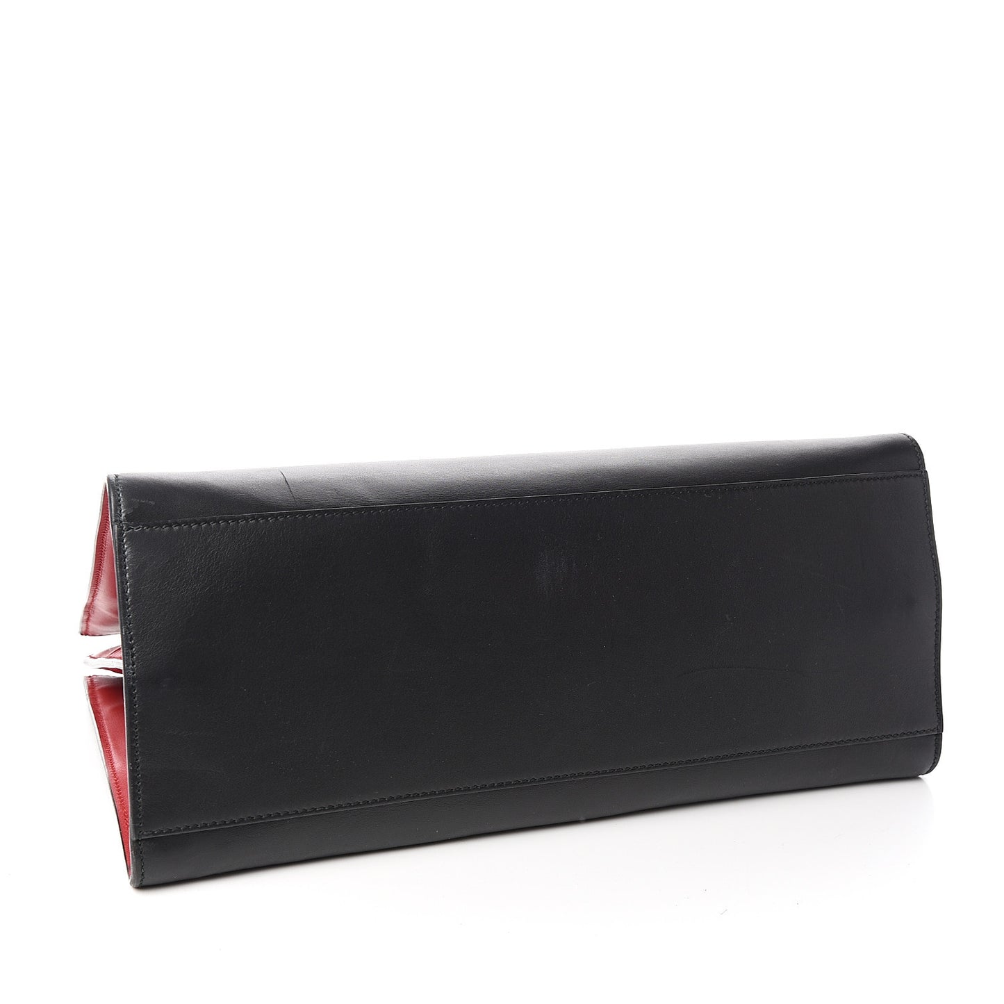 Nappa Bamboo Web Medium Nymphaea Top Handle Bag Black