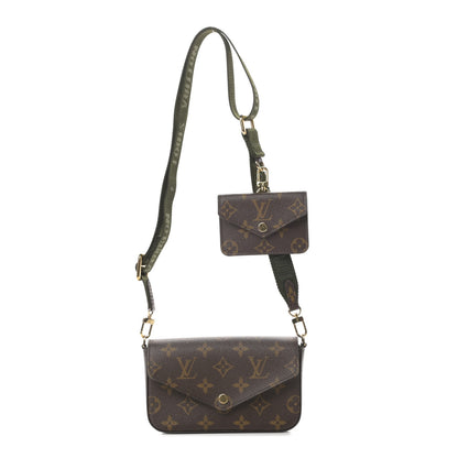 Louis Vuitton Monogram Felicie Strap & Go Kaki 1 of 11