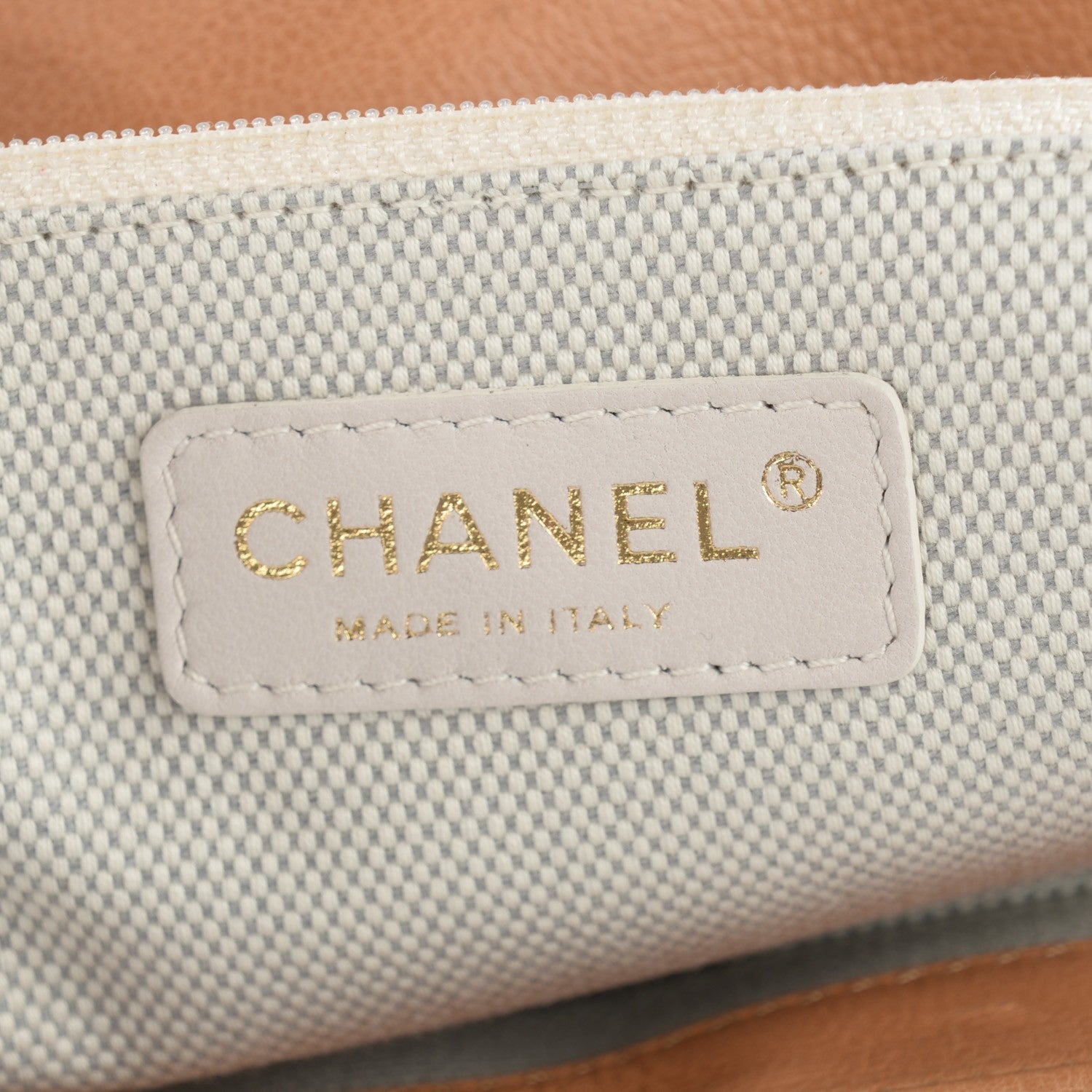 Chanel Calfskin Quilted Large Retro Chain Flap Beige 5 of 8