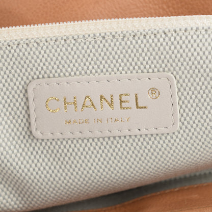 Chanel Calfskin Quilted Large Retro Chain Flap Beige 5 of 8