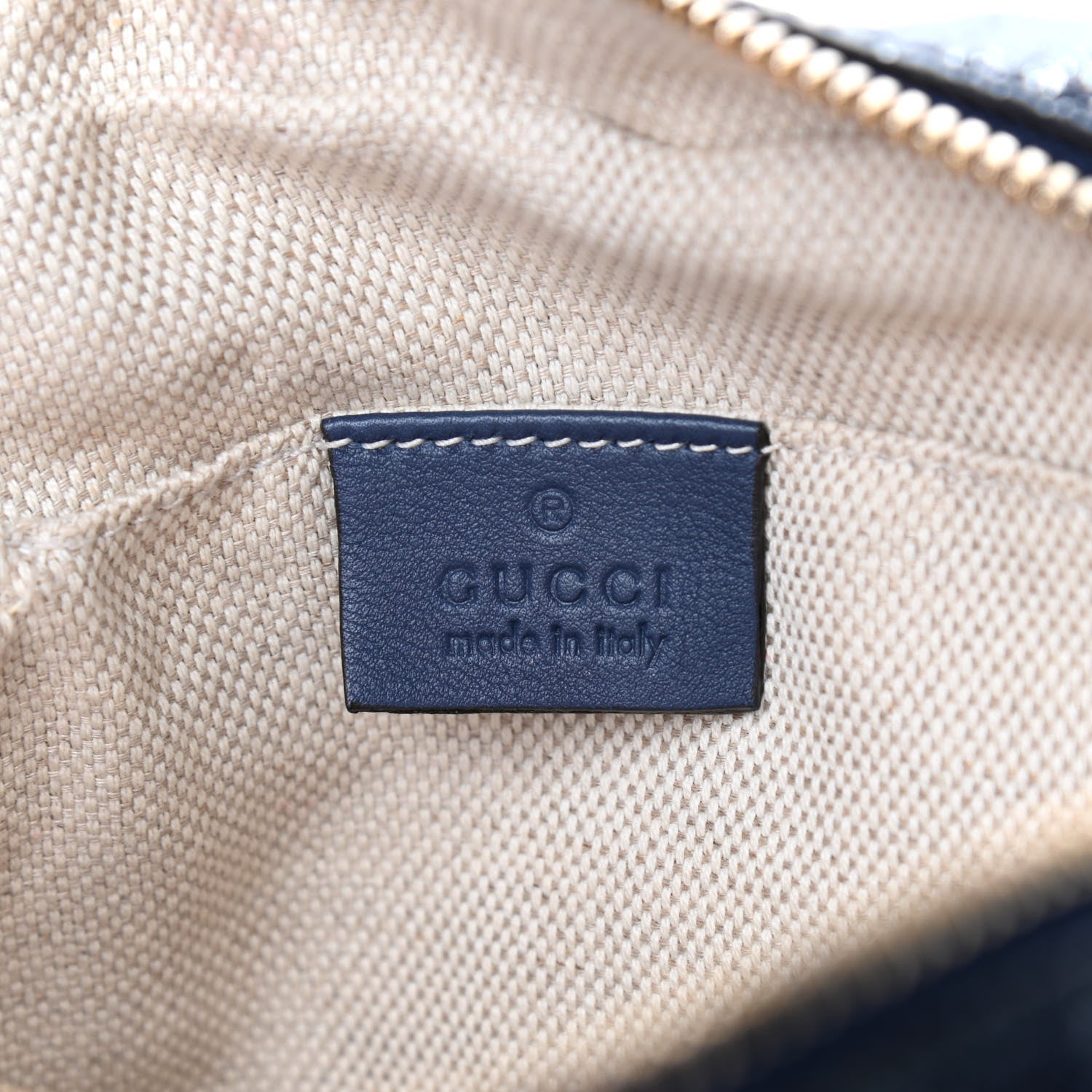 Gucci Vernice Naplack Small Soho Disco Bag Uniform Blue 6 of 10