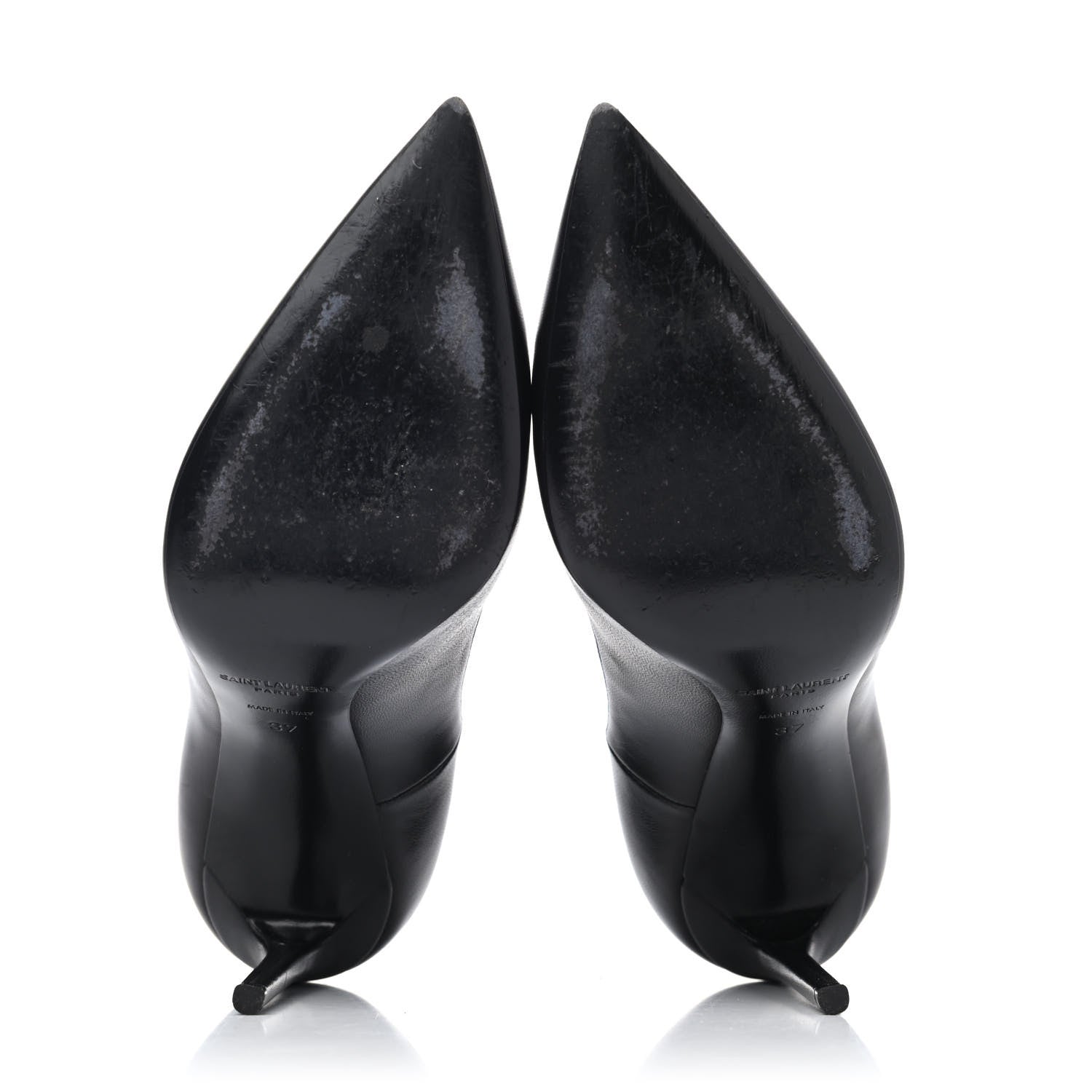 Saint Laurent Calfskin Zoe 105 Pumps 37 Black 4 of 4
