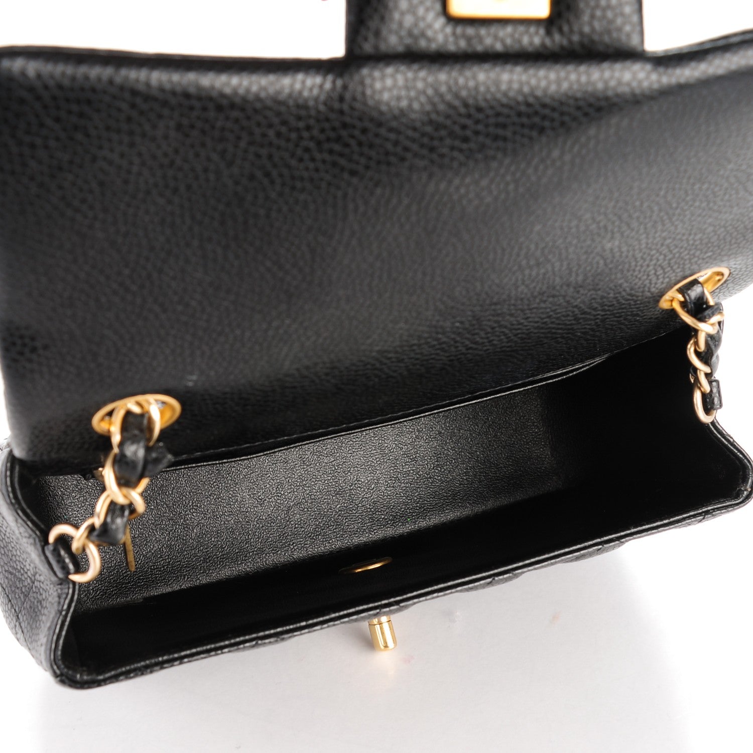 Chanel Caviar Quilted Mini Rectangular Flap Black 5 of 8