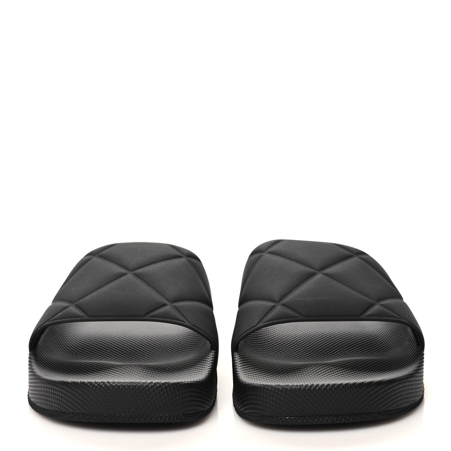 Bottega Veneta Rubber The Slider Sandals 38 Black 2 of 7