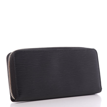 Louis Vuitton Epi Clemence Wallet Black 3 of 10