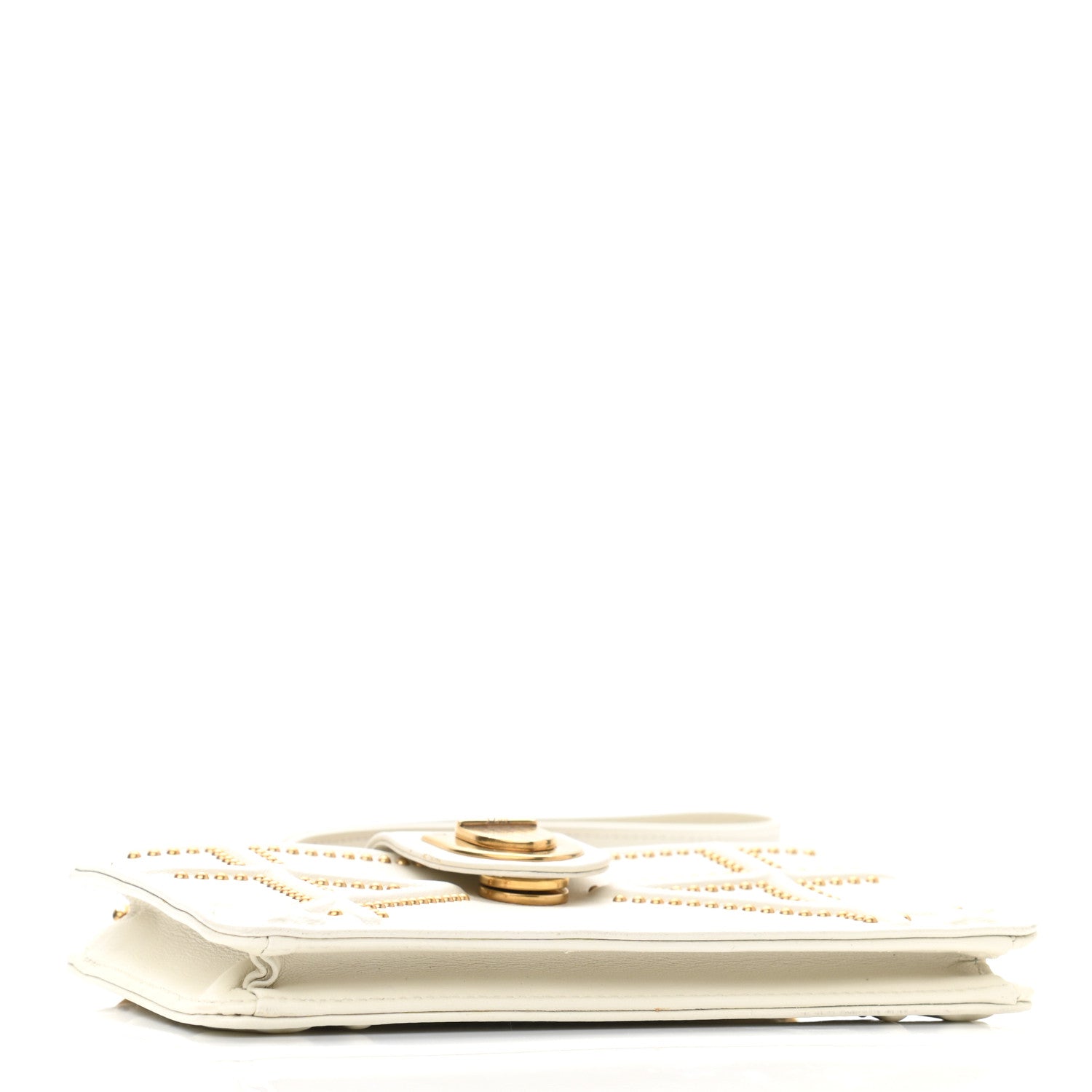 Christian Dior Lambskin Studded Phone Case Diorama Latte 4 of 9
