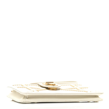 Christian Dior Lambskin Studded Phone Case Diorama Latte 4 of 9
