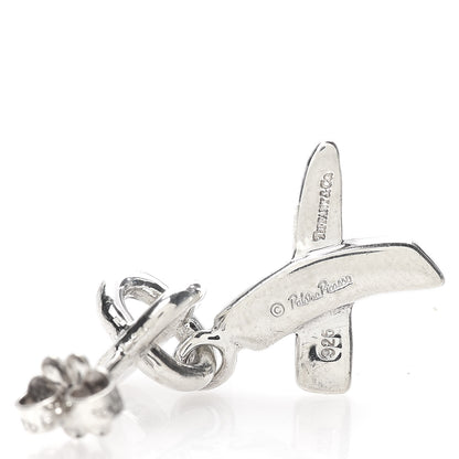 Tiffany Sterling Silver Paloma Picasso Graffiti X Dangle Earrings 4 of 4