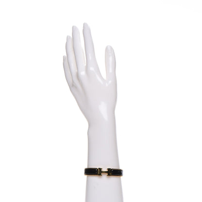 Hermes Enamel Narrow Clic Clac H Bracelet PM Black 2 of 4