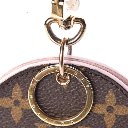 Louis Vuitton Monogram LV Mirror Bag Charm Key Holder Rose Ballerine 3 of 7