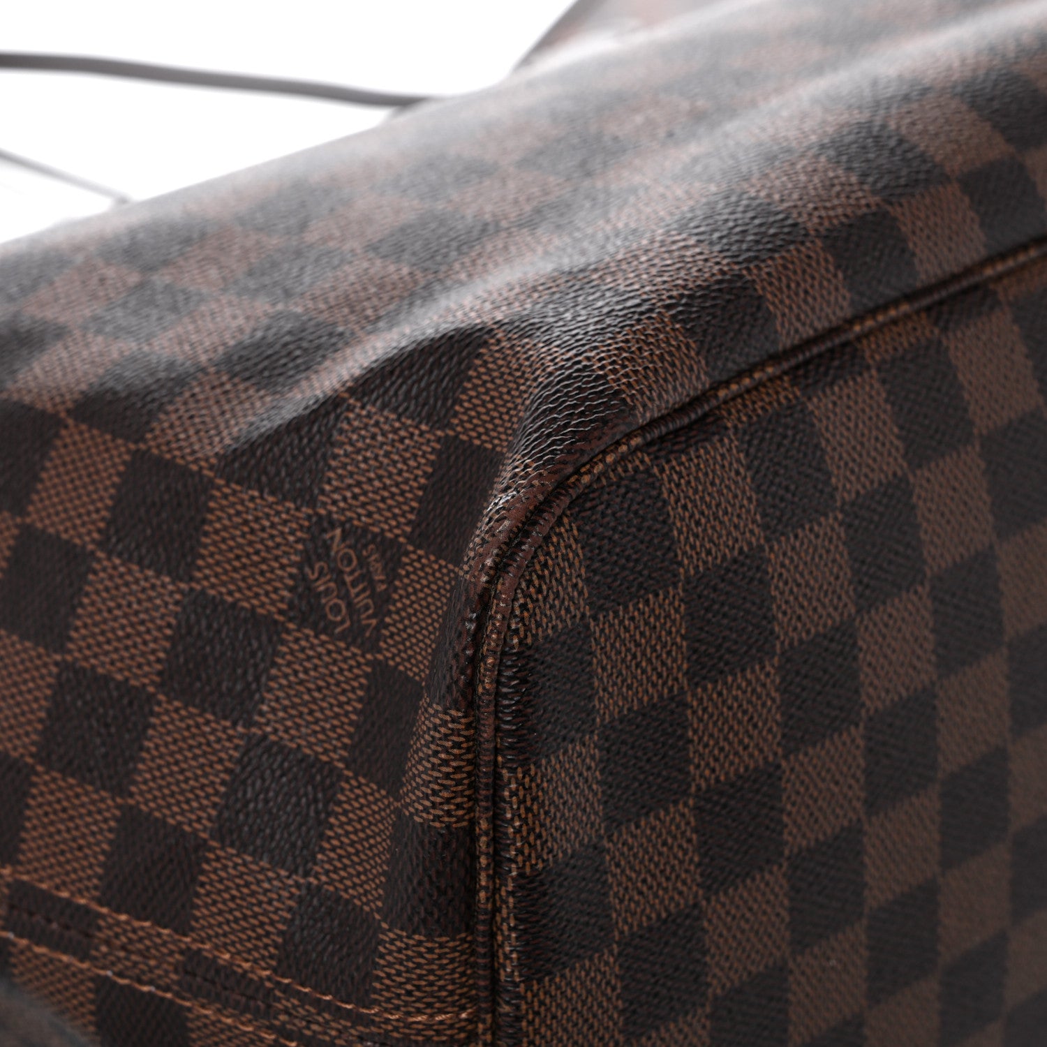 Louis Vuitton Damier Ebene Neo Neverfull MM Rose Ballerine 9 of 23