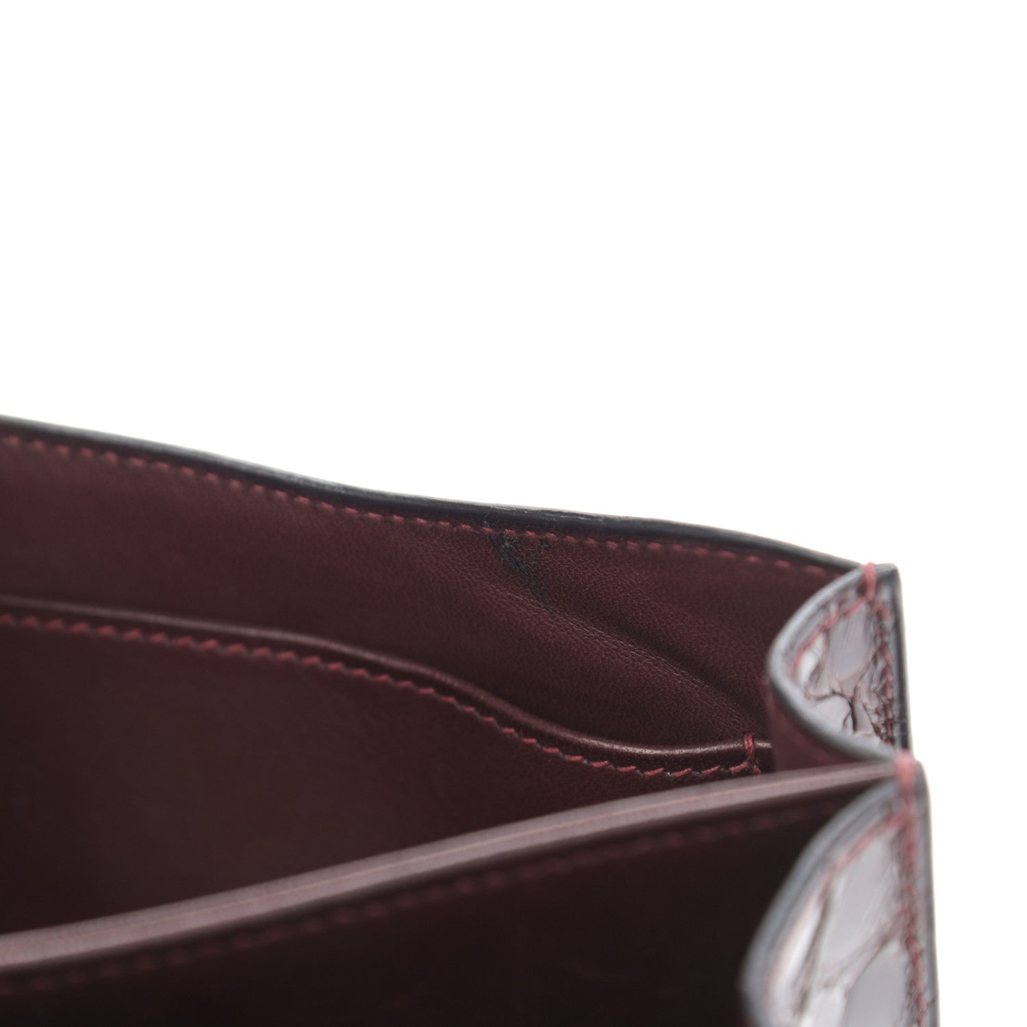 Hermes Shiny Alligator Constance 18 Rouge H 12 of 13