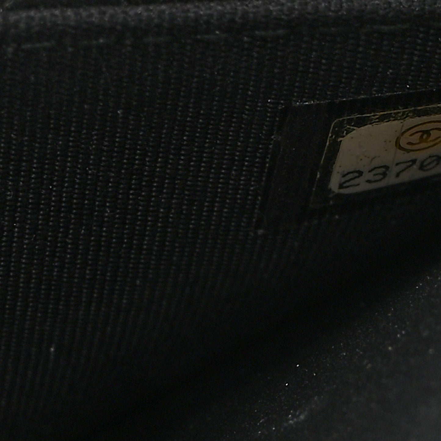 Aged Calfskin Quilted Lucky Charms 2.55 Reissue Wallet On Chain WOC Black