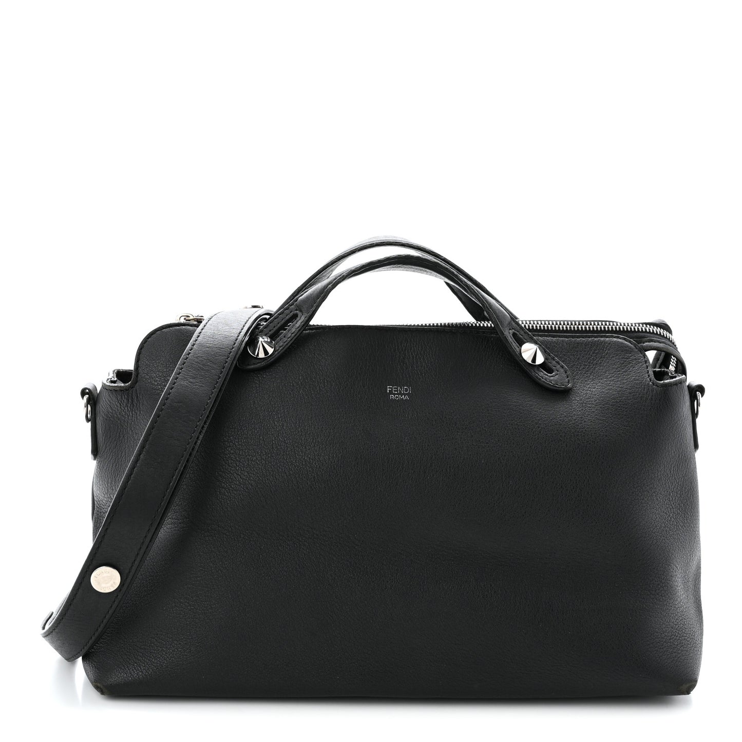Vitello Dolce Large By The Way Boston Bag Black