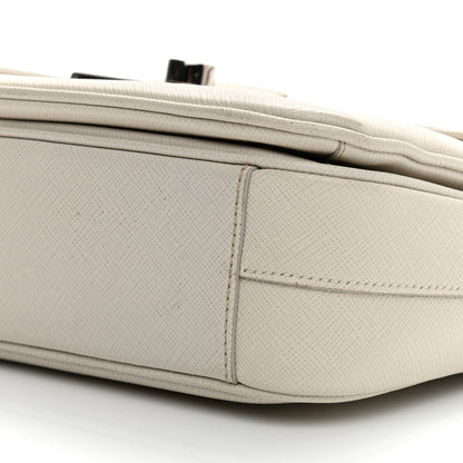 Prada Saffiano Lux Sound Top Handle Pomice 9 of 13