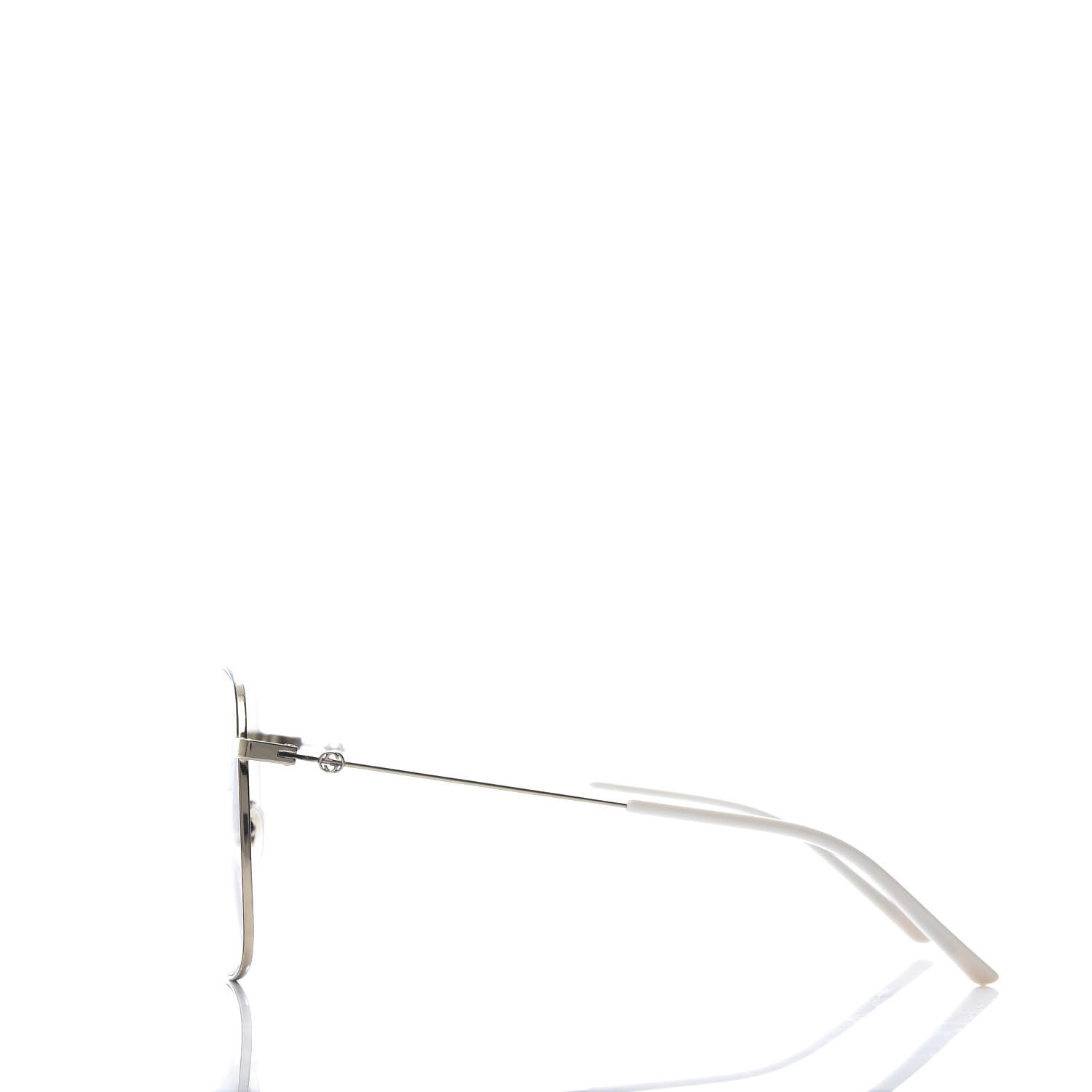 Gucci Web Rectangular Frame Interlocking G Sunglasses GG0394S Green Red 3 of 6