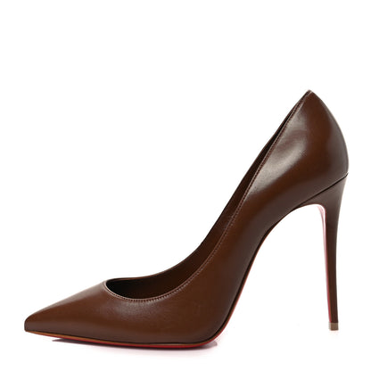 Christian Louboutin Nappa Kate 100 Pumps 38.5 Nude 6 1 of 8