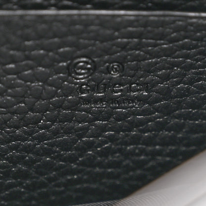 Gucci Dollar Calfskin Interlocking G Chain Wallet Black 6 of 10
