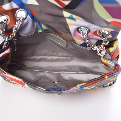Chanel Nylon Printed Medium Coco Color Flap Multicolor 5 of 13