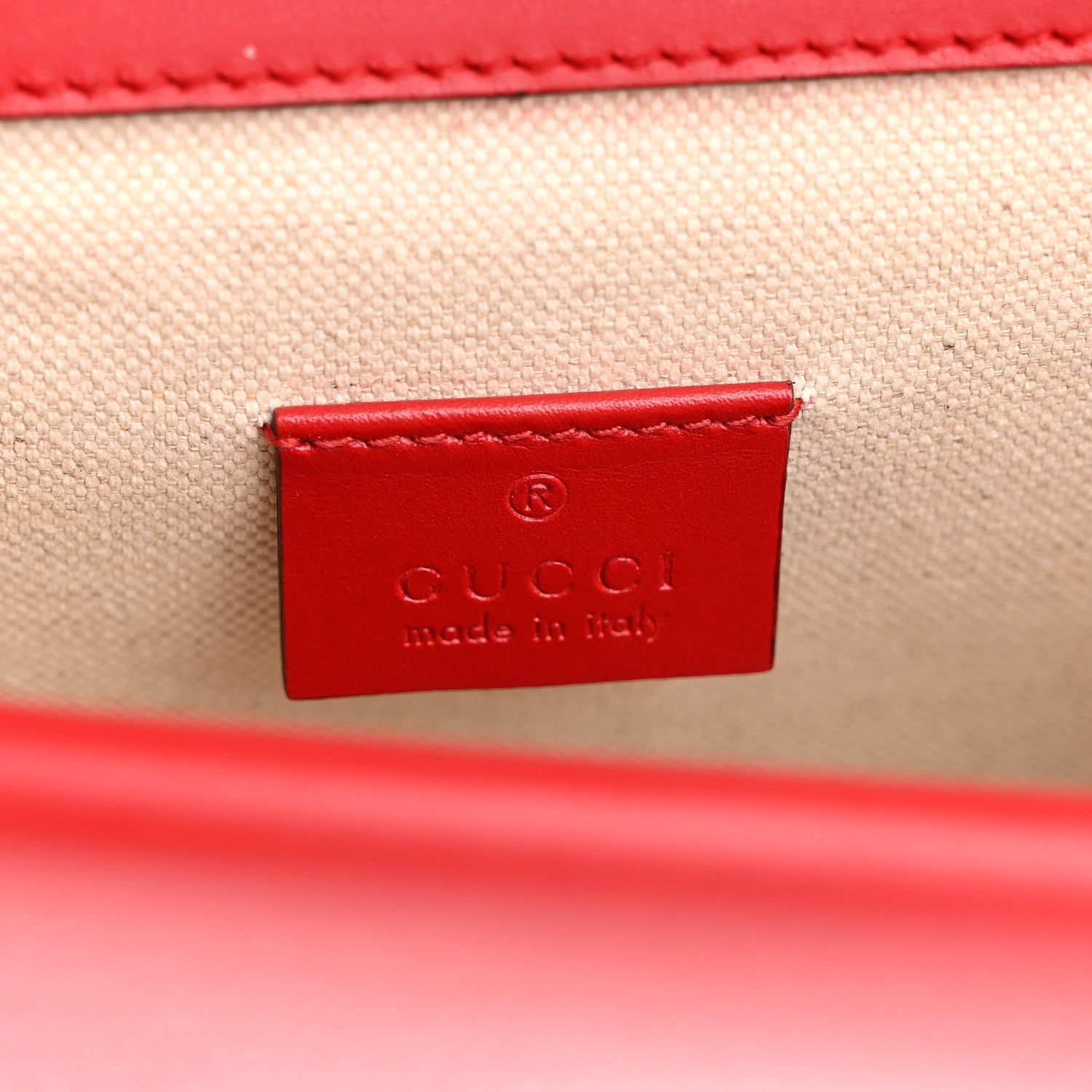Gucci Calfskin Chinese New Year Mini Dionysus Shoulder Bag Hibiscus Red 5 of 11
