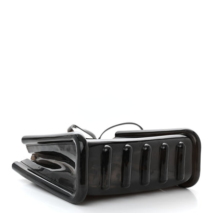 Telfar x MELISSA Jelly Medium Shopping Bag Clear Black 4 of 9