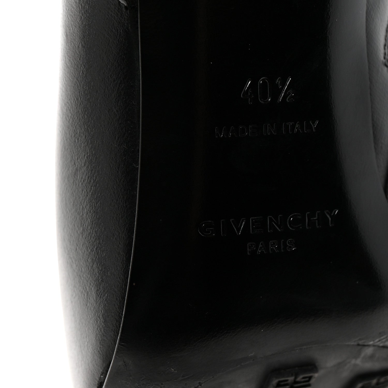 Givenchy Calfskin G Cube Heel Ankle Boots 39 Black 7 of 9