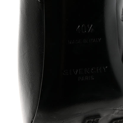 Givenchy Calfskin G Cube Heel Ankle Boots 39 Black 7 of 9