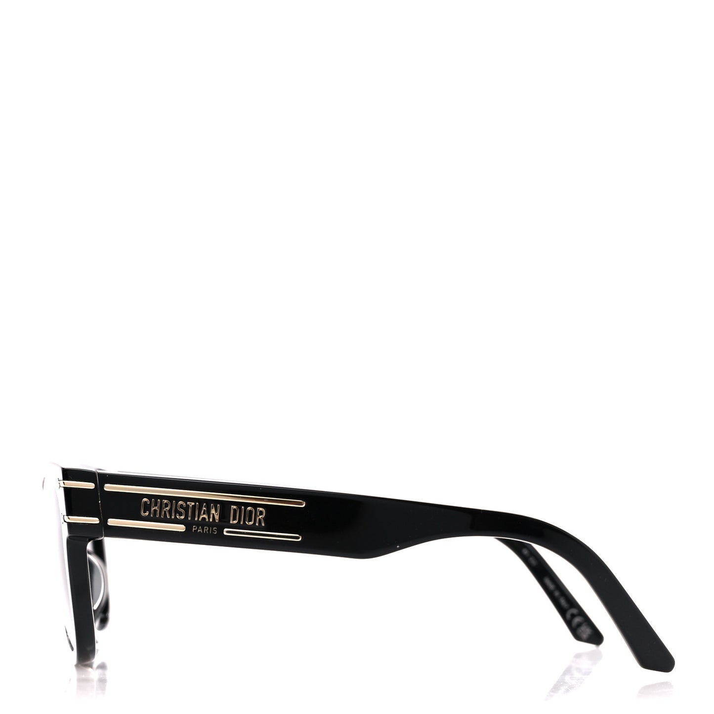 Diorsignature S6U Square Sunglasses Black