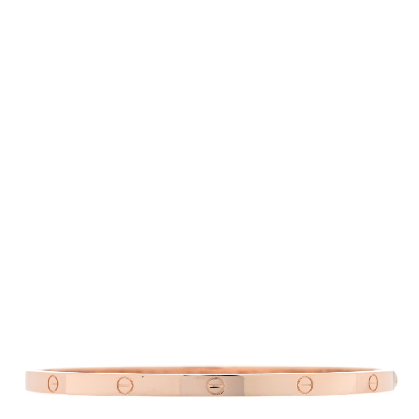 18K Pink Gold Small LOVE Bracelet 17