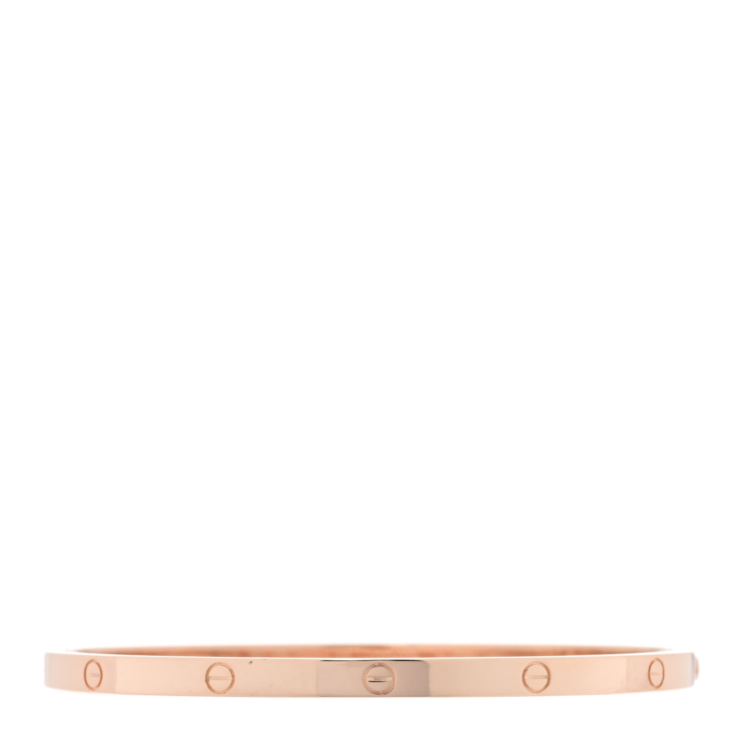 Cartier 18K Pink Gold Small LOVE Bracelet 17 1 of 5