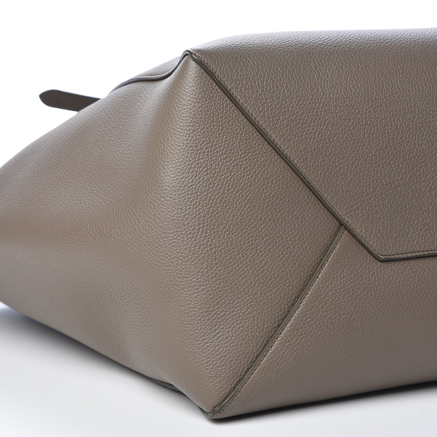 Celine Soft Grained Calfskin Small Belt Cabas Phantom Taupe 7 of 12