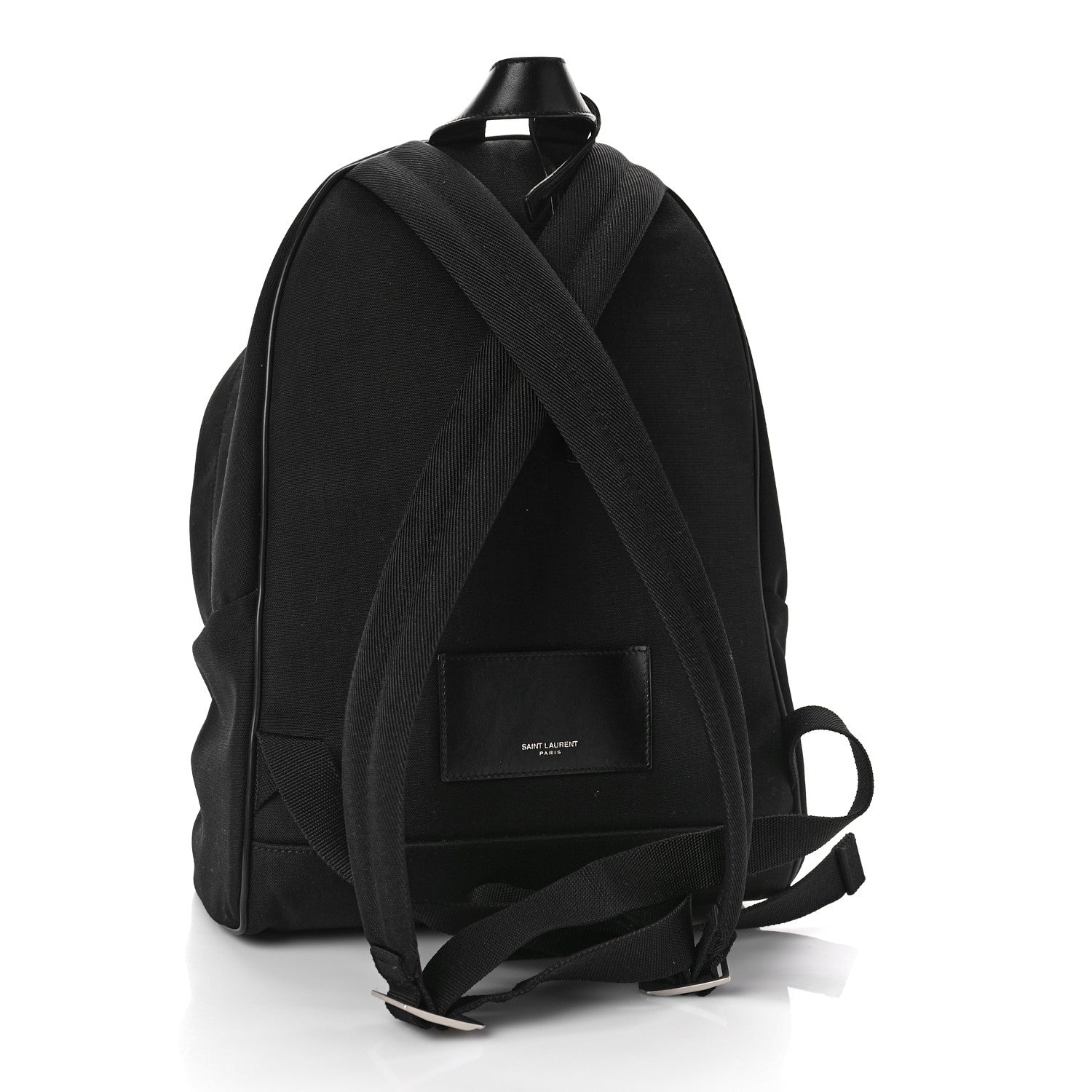 Saint Laurent Canvas City Backpack Black 3 of 7