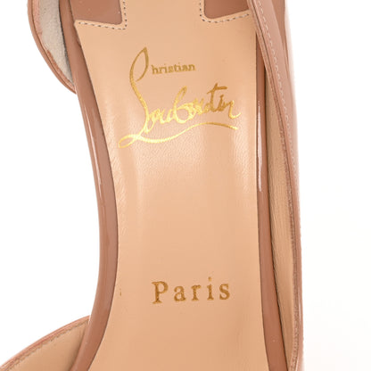 Christian Louboutin Patent Iriza 100 Pumps 38 Nude 8 of 10