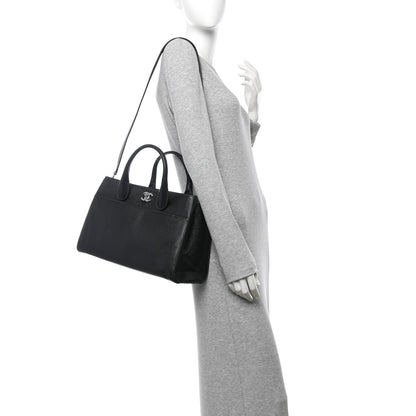 Chanel Caviar Medium Cerf Executive Shopper Tote Black 2 of 11
