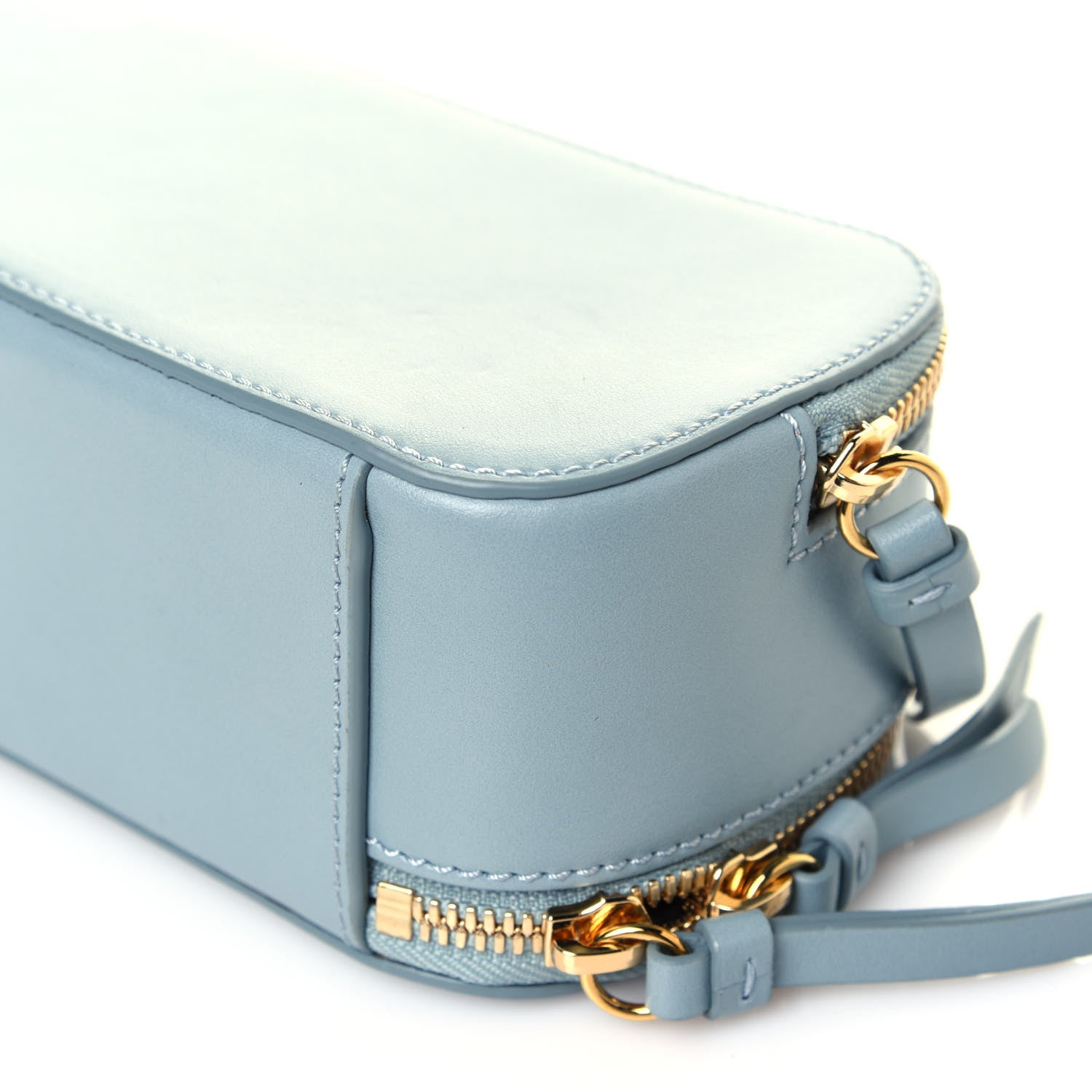 Chloe Shiny Calfskin Mini Vanity C Bag Faded Blue 10 of 10